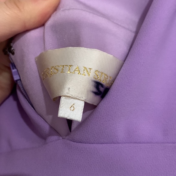 CHRISTIAN SIRIANO V-Neck High/Low Slip Dress Size 6 NWT - Picture 8 of 9